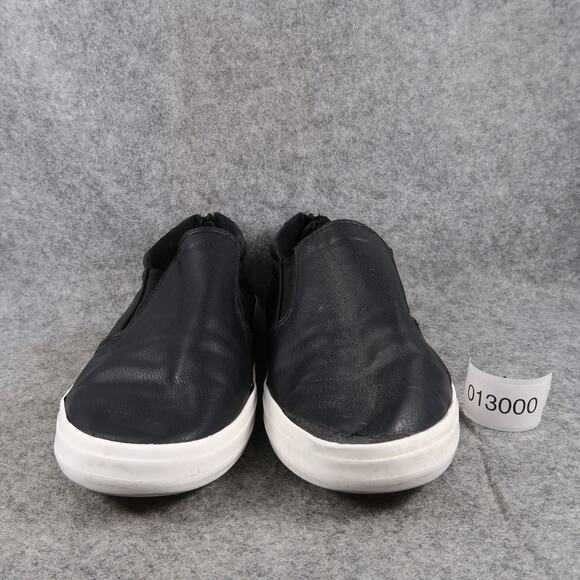 Comfortview Shoes Womens 11 Fashion Sneakers Casual Trainer Black Heel Zip Flat - Picture 2 of 10